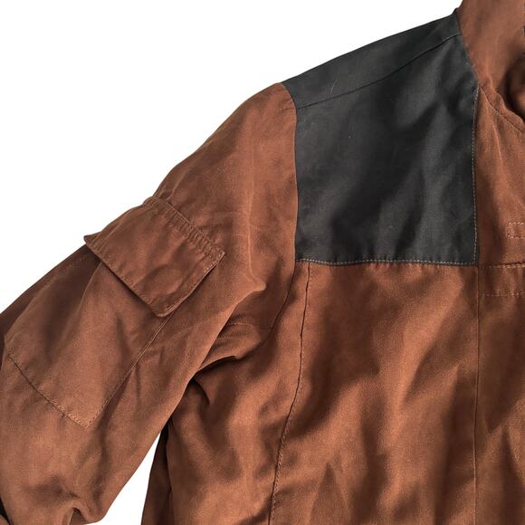 Musterbrand Han Solo Jacket Mens Small Brown Star Wars Coat Faux Suede - Picture 5 of 10